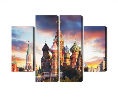 Ljuddämpande tavla - Moscow view of the red