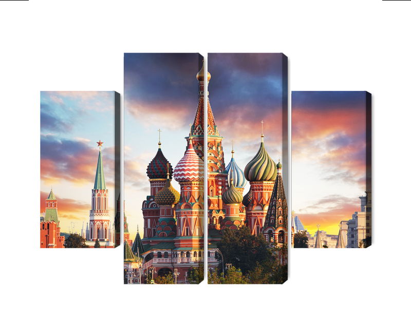 Ljuddämpande tavla - Moscow view of the red