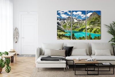 Ljuddämpande tavla - Crystalline lake