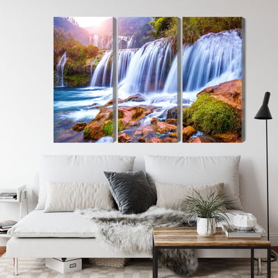 Ljuddämpande tavla - Jiulong waterfall in luoping