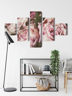 Ljuddämpande tavla - Delicate vintage peony