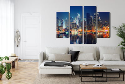 Ljuddämpande tavla - Panoramic view of manhattan