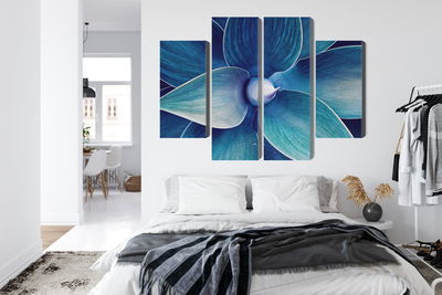 Ljuddämpande tavla - Top view of the plant