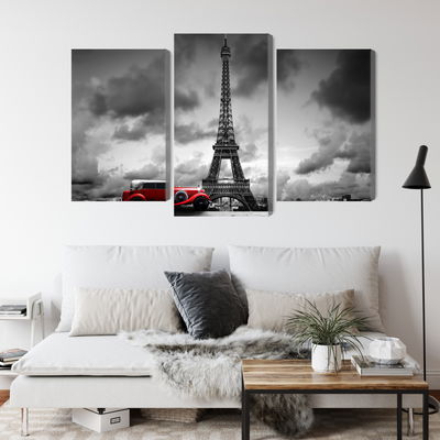 Ljuddämpande tavla - Black and white view