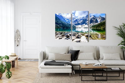 Ljuddämpande tavla - Lake morskie oko 3d