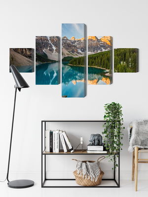 Ljuddämpande tavla - Canadian Moraine Lake 3d