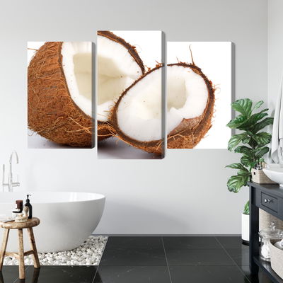 Ljuddämpande tavla - Coconut halves