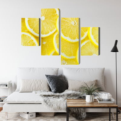 Ljuddämpande tavla - Lemon slices