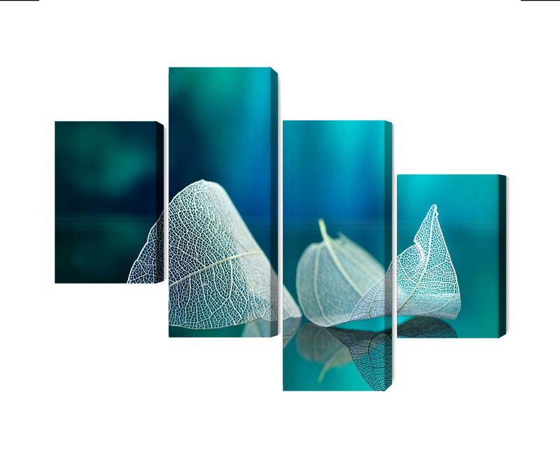 Ljuddämpande tavla - Delicate leaves close up