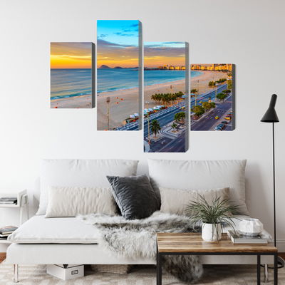 Ljuddämpande tavla - Sunrise view of copacabana