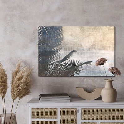 Ljuddämpande tavla - Vintage palm leaves