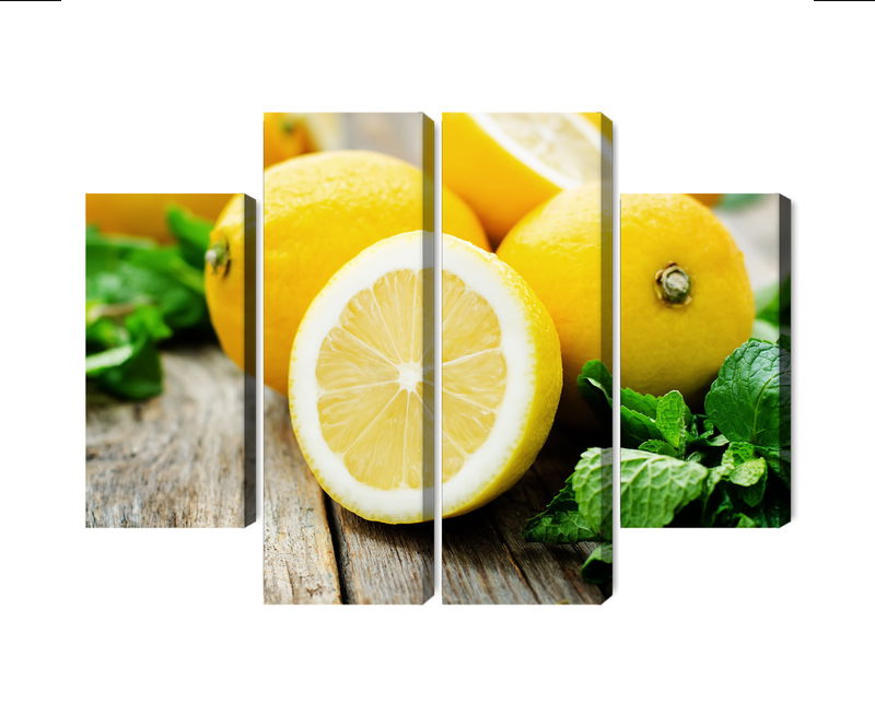 Ljuddämpande tavla - Lemon with mint