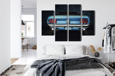 Ljuddämpande tavla - The back of an old ford