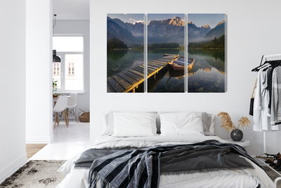 Ljuddämpande tavla - Wooden bridge over