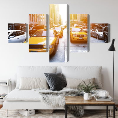 Ljuddämpande tavla - Taxi in the sunshine nyc