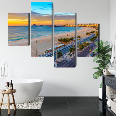 Ljuddämpande tavla - Sunrise view of copacabana