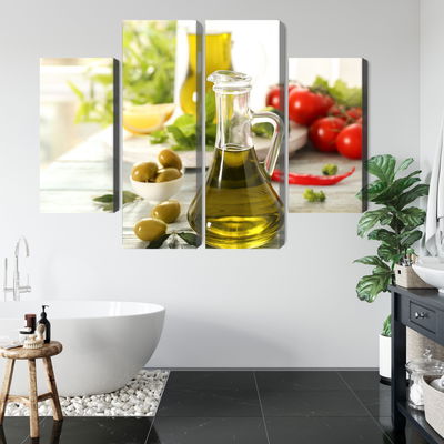 Ljuddämpande tavla - Jug with fresh oil