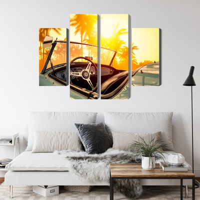 Ljuddämpande tavla - View from the car