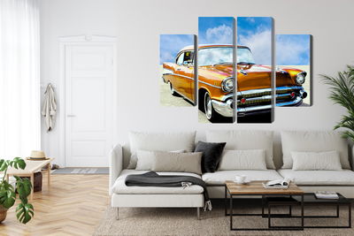 Ljuddämpande tavla - American vintage car