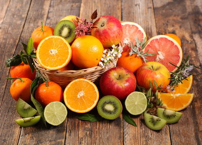 Ljuddämpande tavla - A basket of summer fruits