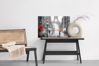 Ljuddämpande tavla - View of the Paris street