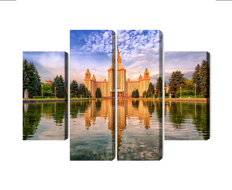 Ljuddämpande tavla - View of the building