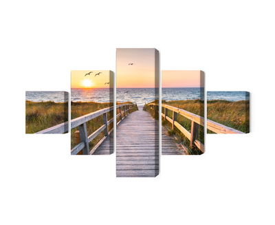 Ljuddämpande tavla - North sea pier 3d