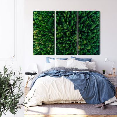 Ljuddämpande tavla - Aerial view of the green