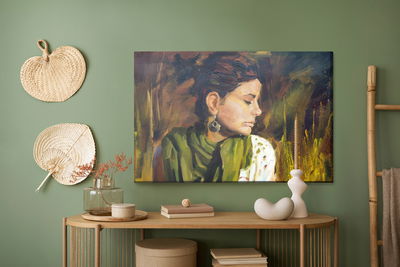 Ljuddämpande tavla - Portrait of a woman