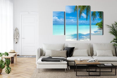 Ljuddämpande tavla - A beach in the maldives