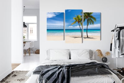 Ljuddämpande tavla - Caribbean beach 3d