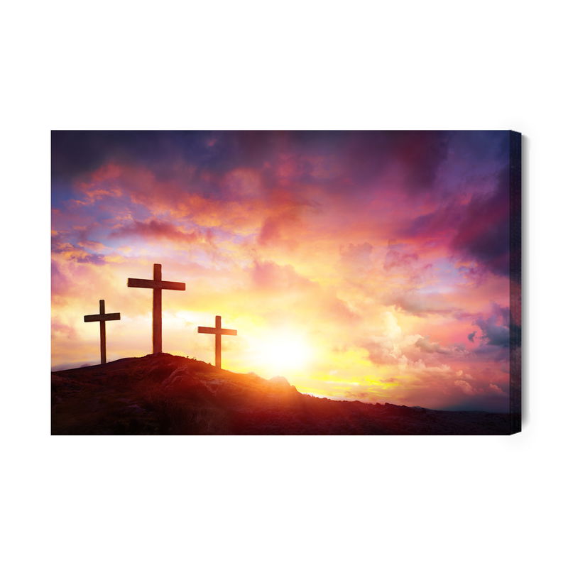 Ljuddämpande tavla - Crosses on the hill