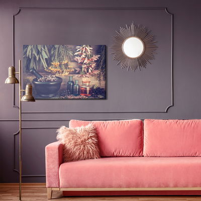 Ljuddämpande tavla - Herbs and spices corner