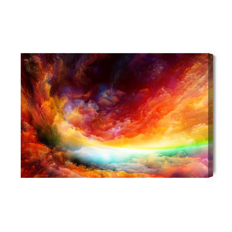 Ljuddämpande tavla - The abstract colors