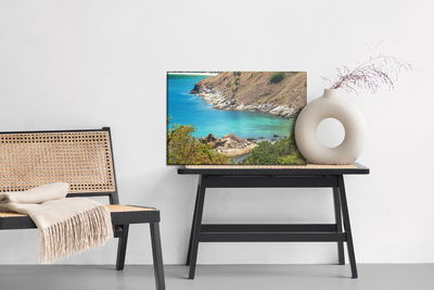 Ljuddämpande tavla - Azure sea and coast