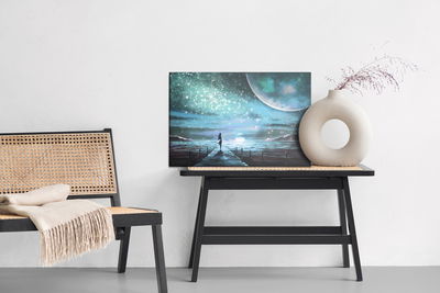 Ljuddämpande tavla - The sea and the pier