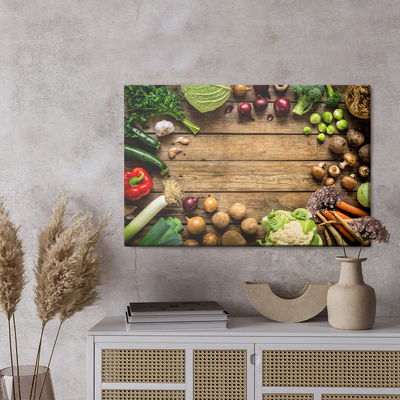 Ljuddämpande tavla - Vegetables on boards