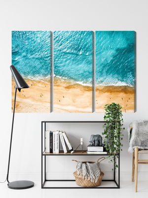 Ljuddämpande tavla - Aerial view of the ocean