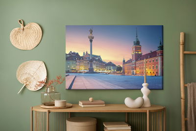 Ljuddämpande tavla - Warsaw at dusk