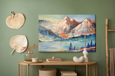 Ljuddämpande tavla - An abstract painting