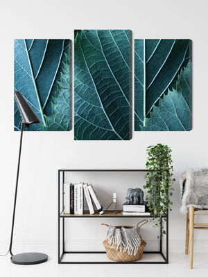 Ljuddämpande tavla - Leaves in a macro scale