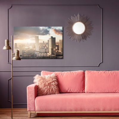 Ljuddämpande tavla - Panorama of Warsaw