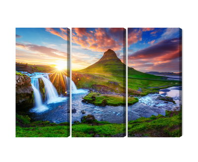 Ljuddämpande tavla - View of the kirkjufellsfoss