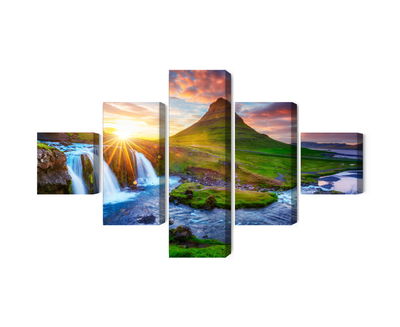 Ljuddämpande tavla - View of the kirkjufellsfoss