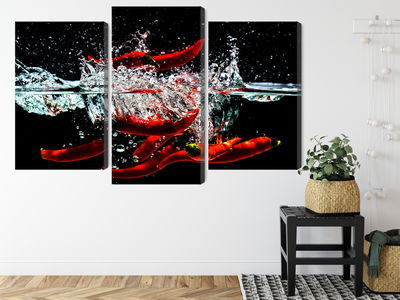 Ljuddämpande tavla - Chili in water