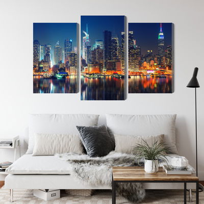 Ljuddämpande tavla - Panoramic view of manhattan