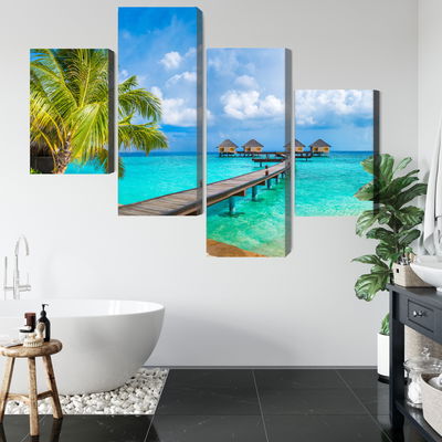 Ljuddämpande tavla - Floating houses