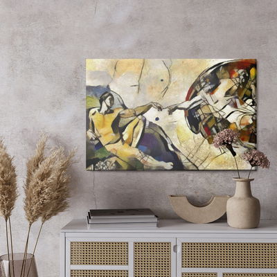 Ljuddämpande tavla - The creation of adam