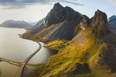 Ljuddämpande tavla - 3d aerial view of icelandic