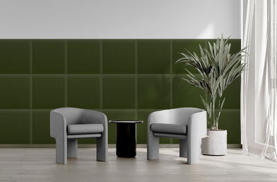 Firkantet lydabsorber - fløjl